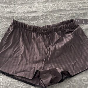 NWT AUDEN luxe satin shorts